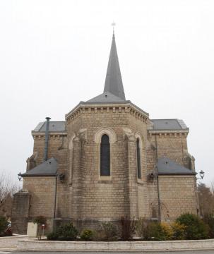 L'église Saint-Barthélemy de Montrevel-en-Bresse.