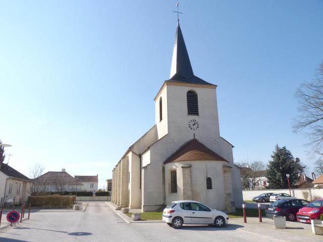 Église, Aiserey (Côte d'Or, Bourgogne, France)