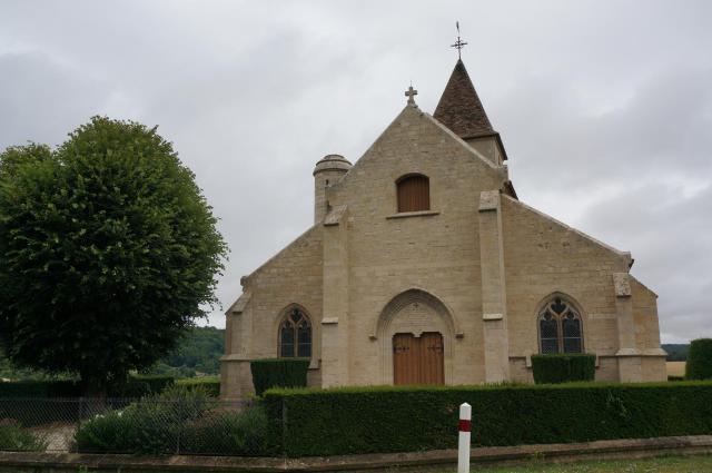 l'église de Belleau.