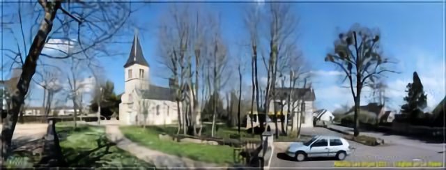 Neuilly les Dijon (21) - L'église et la Poste (04 2008)