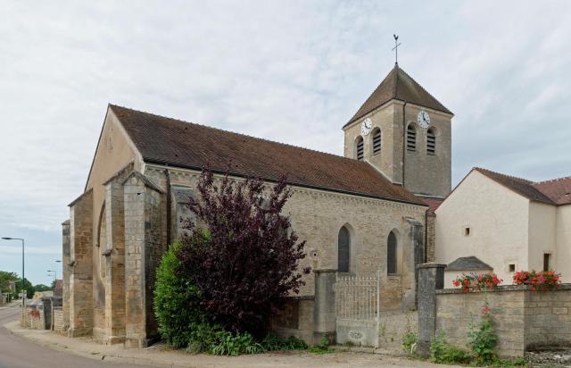Église Saint-Bénigne à Épagny (Côte-d'Or, Bourgogne, France)