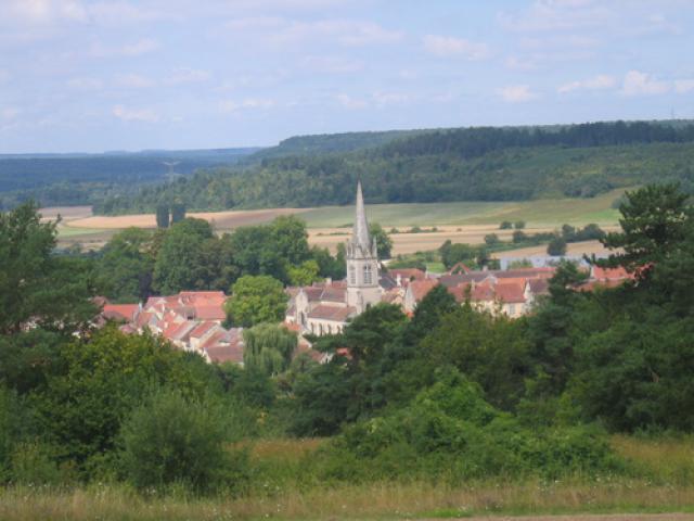 Larrey, vue du Église Romaine