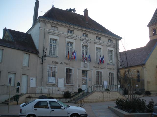mairie d l'Is sur Tille, Cote d'Or, France