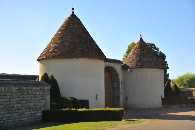 21 VIANGES - le portail d'entrée du château -