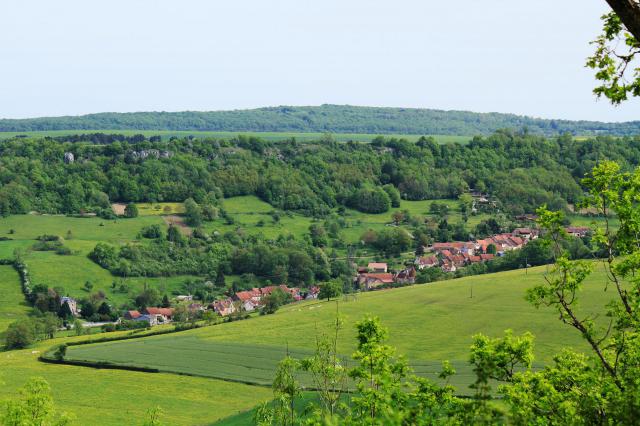 Villeferry vu de l'éperon barré d'Arnay-sous-Vitteaux