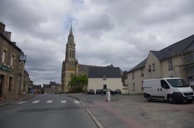 Typical village in the Bretagne