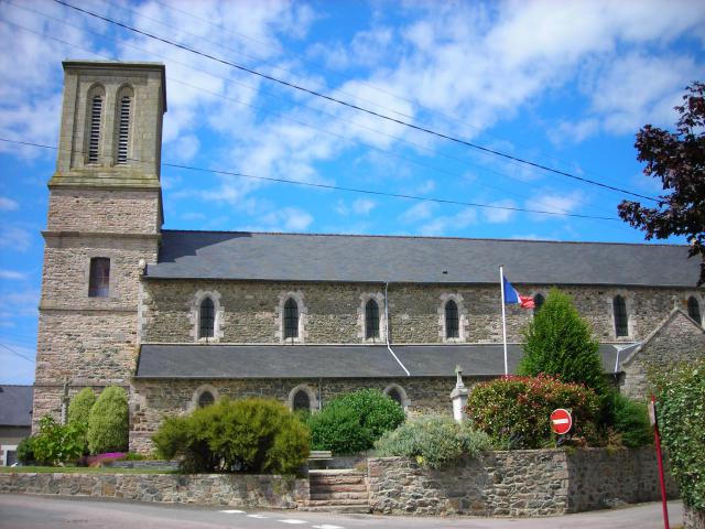 Eglise de la Boullie (Côtes-d'Armor, France, Europe)