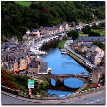 Le Port de Dinan - vu depuis les remparts