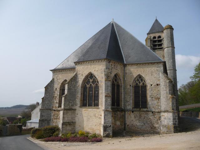 église gothique flamboyante reconstruite vers 1500