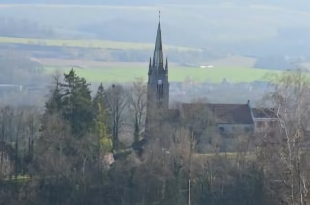 France, Picardie, Aisne, Mont-Saint-Père, Eglise, 16 mars 2014