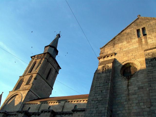 Eglise de la bastide de la Souterraine, Creuse, France