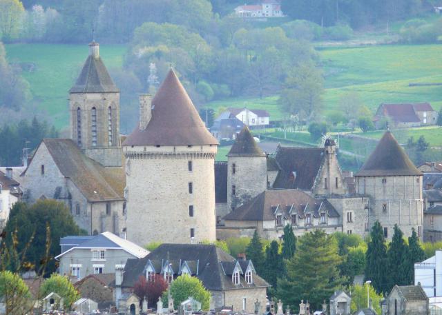 Bourganeuf - Château et église