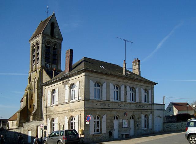 Mairie de Largny-sur-Automne, Aisne, France