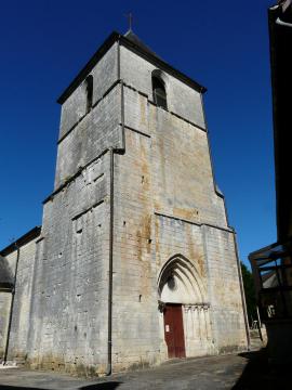 L'église de Borrèze, Dordogne, France.
