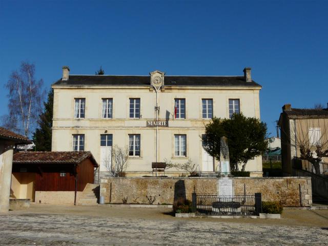 La mairie de La Douze, Dordogne, France.