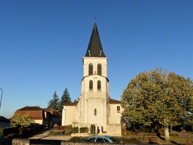 L'église de Maurens, Dordogne, France.