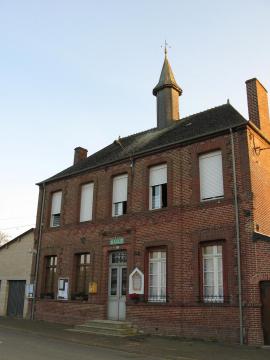 Raillimont (Aisne, France) - La mairie.