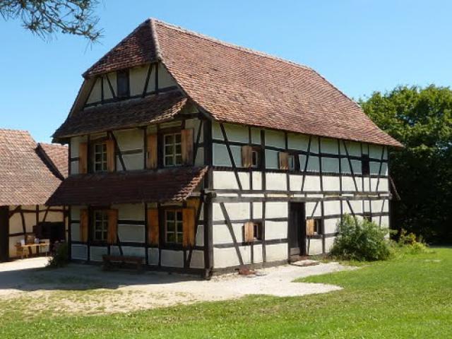 Maison typique du Sundgau belfortain, Franche-Comté