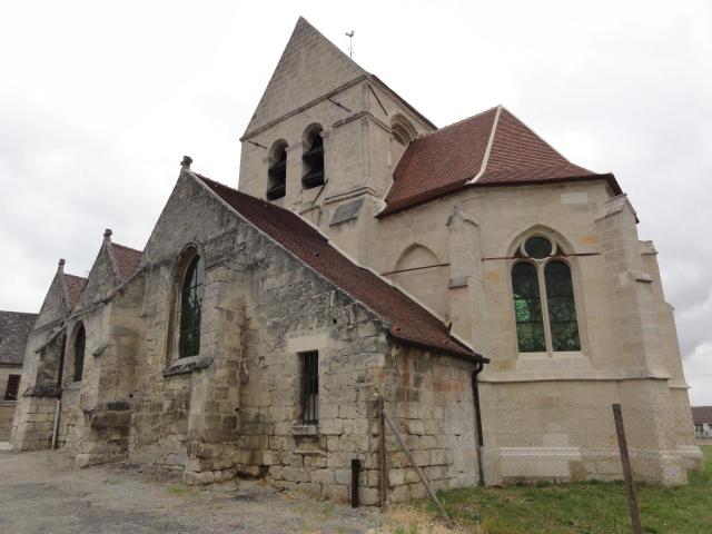 Billy-sur-Aisne (Aisne) église Saint-Léger