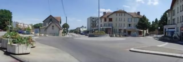 Rond-point rue de Dole rue Alexandre Ribot
