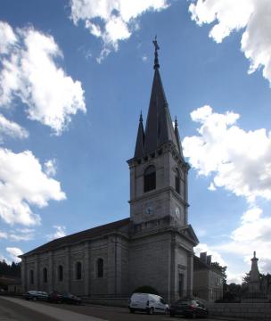 Église de Bians-les-Usiers (Doubs).