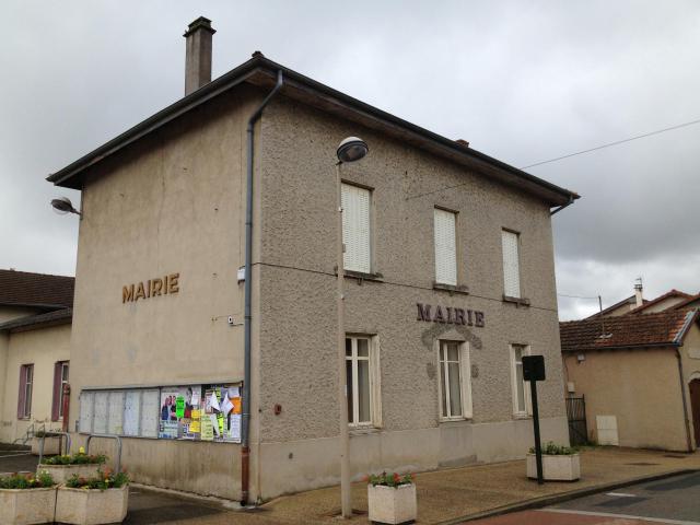Town hall of Saint-Maurice de Gourdans.