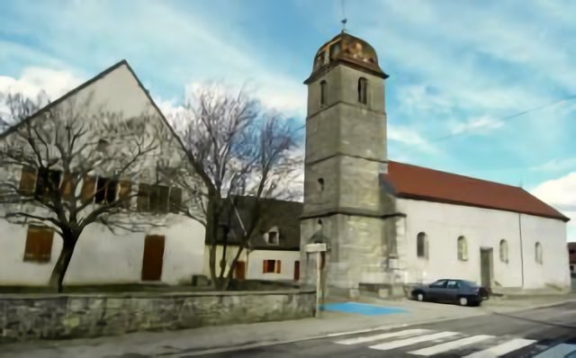 Mairie et Eglise de BUSY