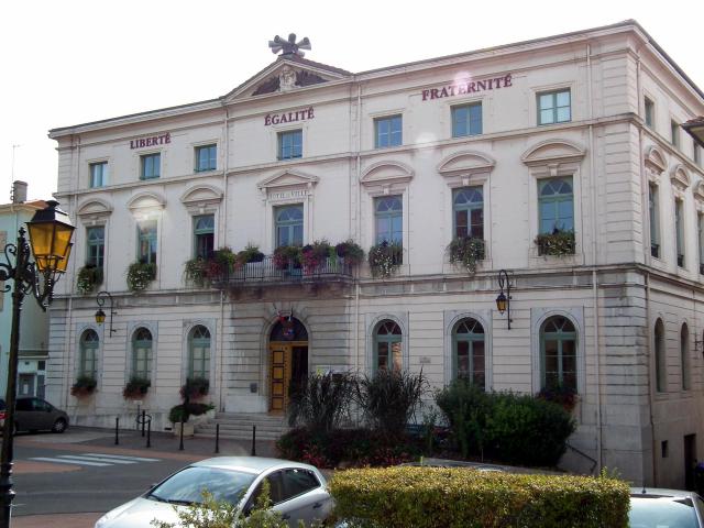 Hôtel de ville de Saint-Vallier - Drôme - France
