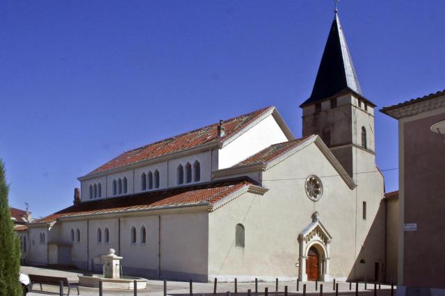 Église Saint-Pierre, Bourg-lès-Valence, Drôme, France