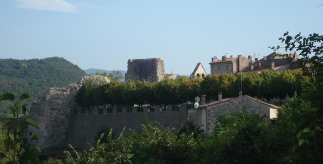 vue de Beaufort sur Gervanne dans la Drôme