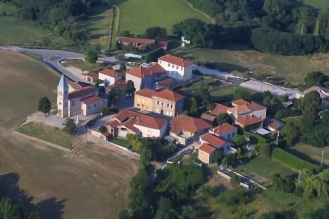Saint-AVIT vue aérienne