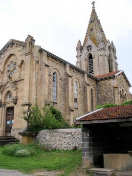 église de Saint-Bonnet, commune de Châteauneuf-de-Galaure dans la Drôme