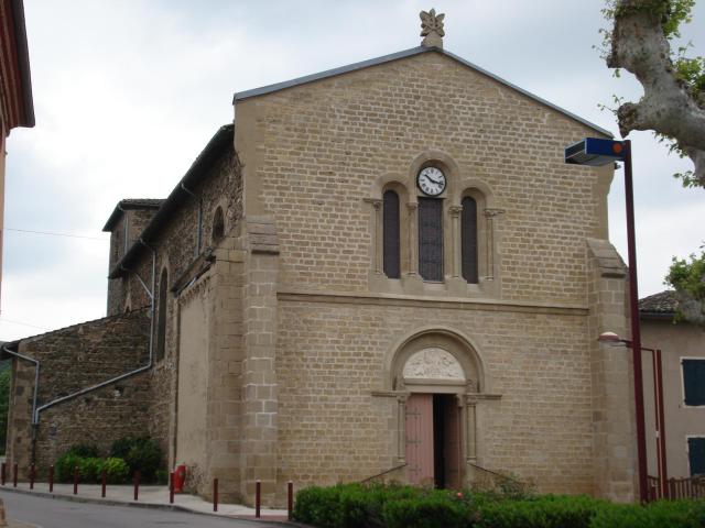 église de Beausemblant dans la Drôme