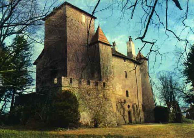 Château où Imbert de Batarnay et Louis XI se seraient rencontrés, il se trouve sur la commune de Charmes-sur-l'Herbasse.