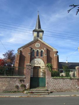 Le temple protestant.