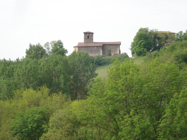 vue de l'église de Bathernay Drôme
