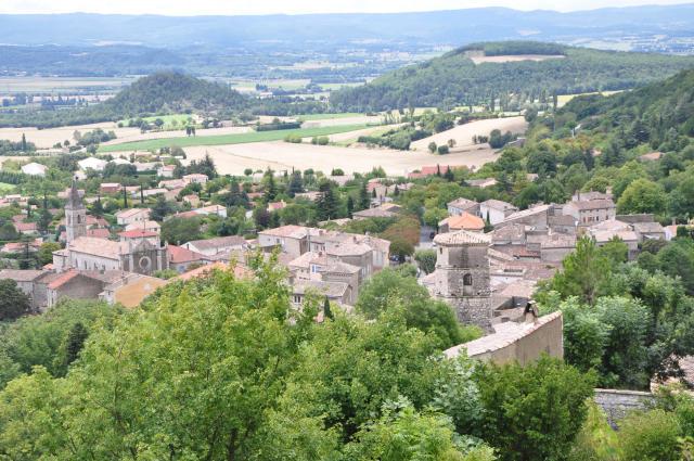 vue sur la plaine des Andrans depuis l'Eglise Saint Felix