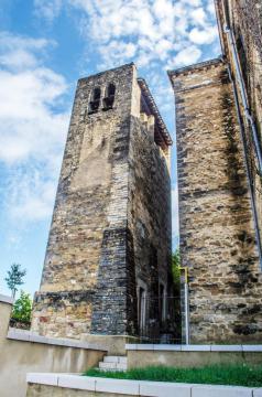 Chabeuil (Drôme, France), église Saint-Jean-Baptiste, le clocher