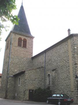 église d'Andancette dans la Drôme