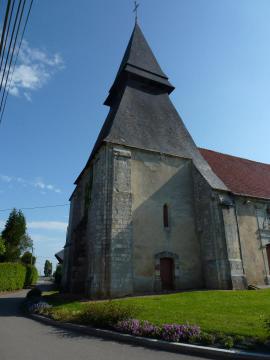 Combon (Eure, Fr) église Notre-Dame, la tour