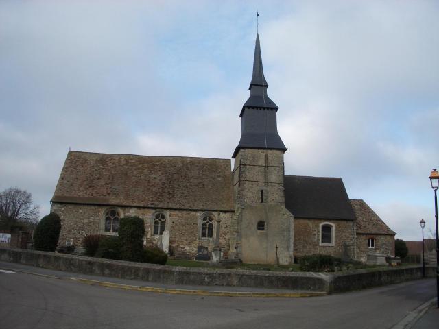 L'église de Boisset-les-Prévanches dans l'Eure