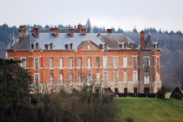 Le château vu de la route