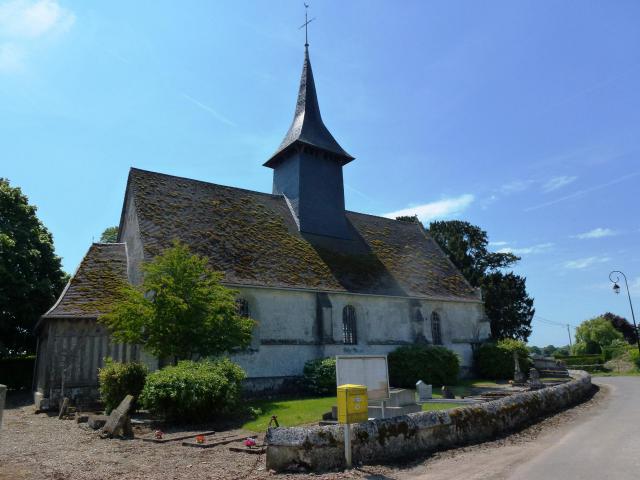 Romilly-la-Puthenaye (Eure, Fr) église Saint-Aubin de La Puthenaye