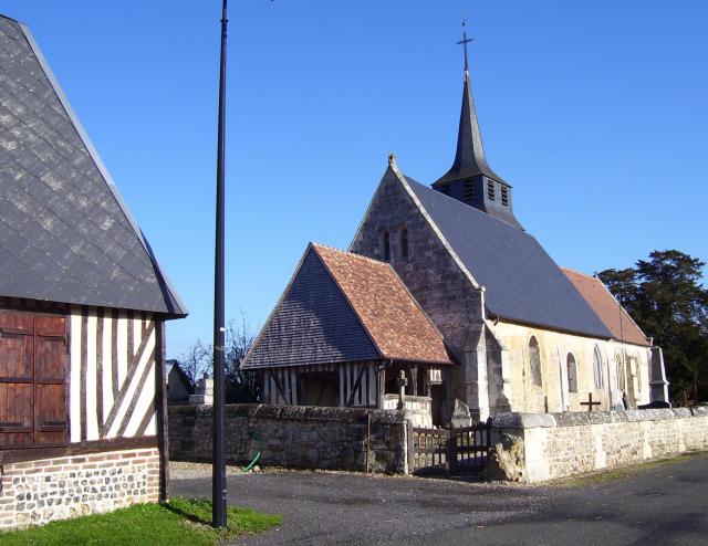 L'église Saint-Cyr-et-Sainte-Julitte de Saint-Cyr-de-Salerne dans l'Eure (27), Normandie, été bâti au XVe siècle et reconstruite au XVIe.…