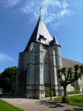 Goupillières (Eure, Fr) église Notre-Dame, la tour