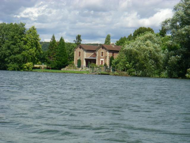 PARIS-ROUEN en kayak 224/453, bord de Seine