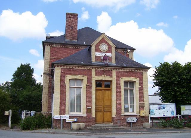 Mairie de La Chapelle-Gauthier dans l'Eure (27).