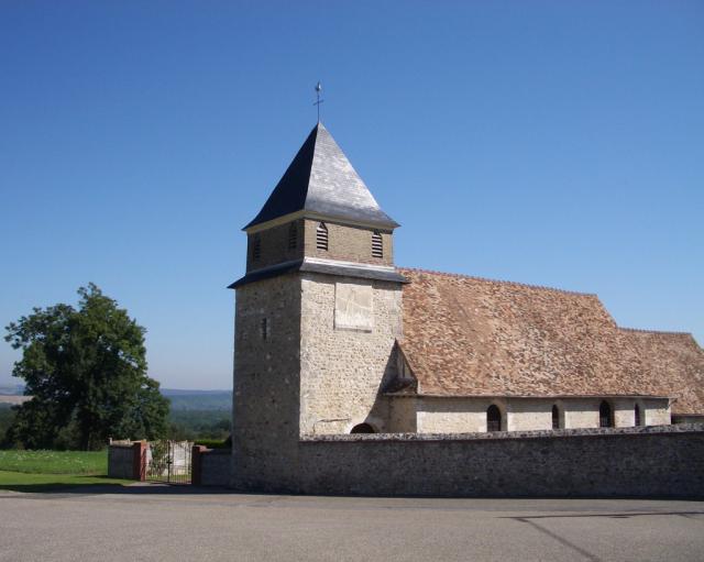 Église Saint-Ursin de Villers-sur-le-Roule (Eure).