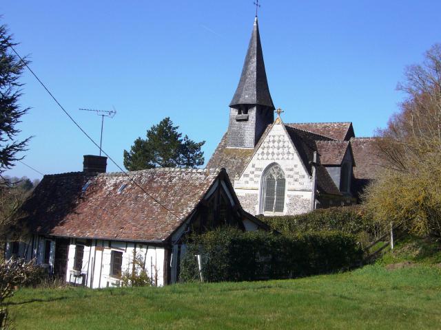 Village normand. Champignolles (Eure).