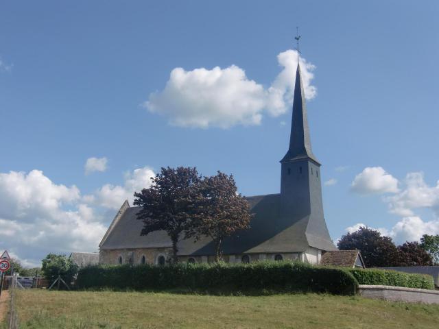 Église de la Sainte-Trinité à Bosc-Bénard-Crescy (Eure, Normandie, France)